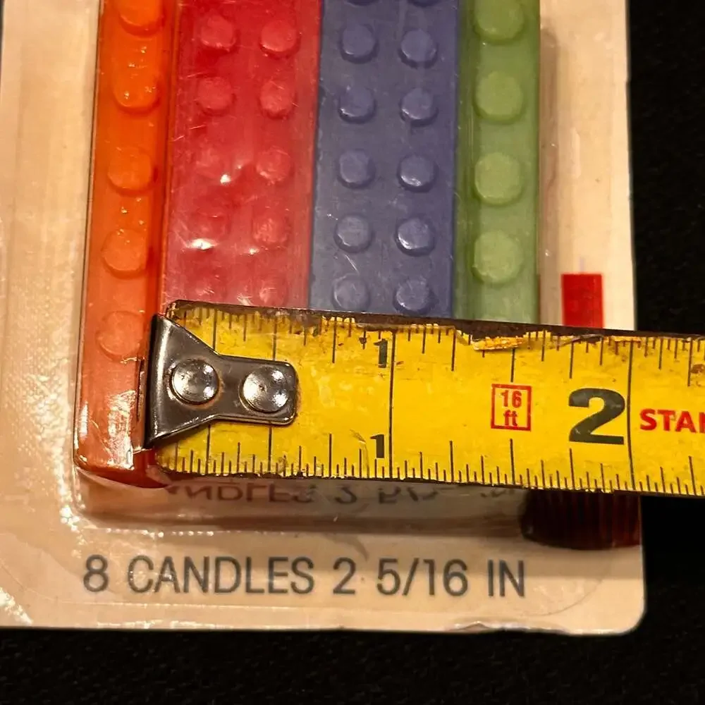 Cake Mate Building Block Candles Birthday LEGO